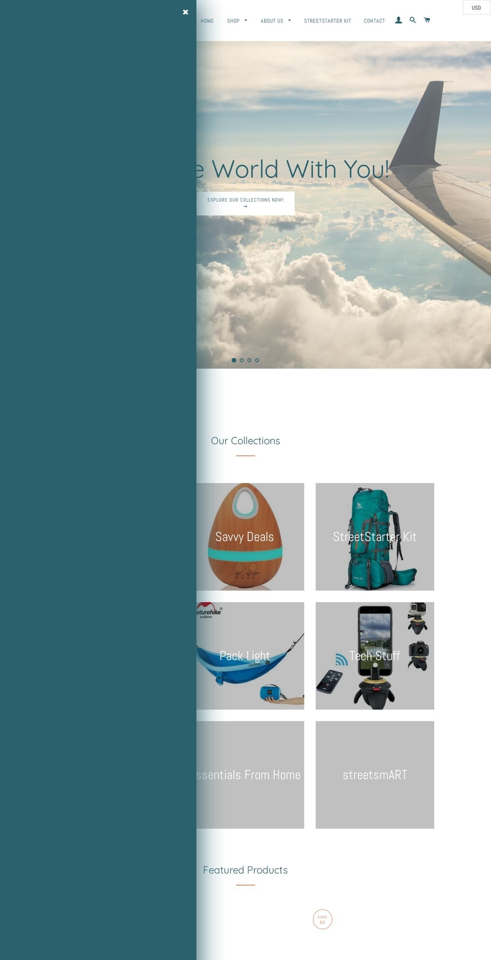 streets-mart.com — Shopify storefront screenshot