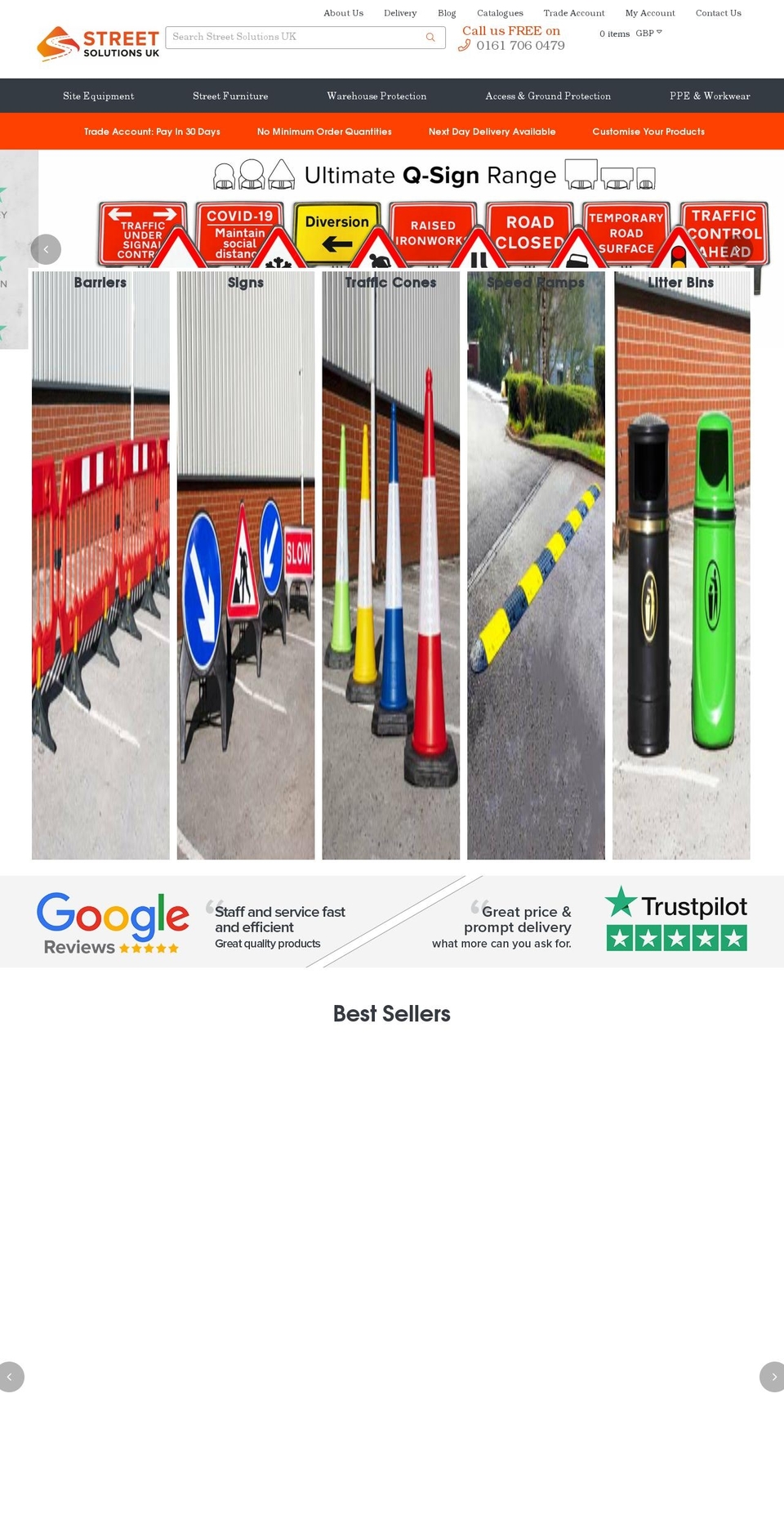 streetsolutionsuk.com — Shopify storefront screenshot