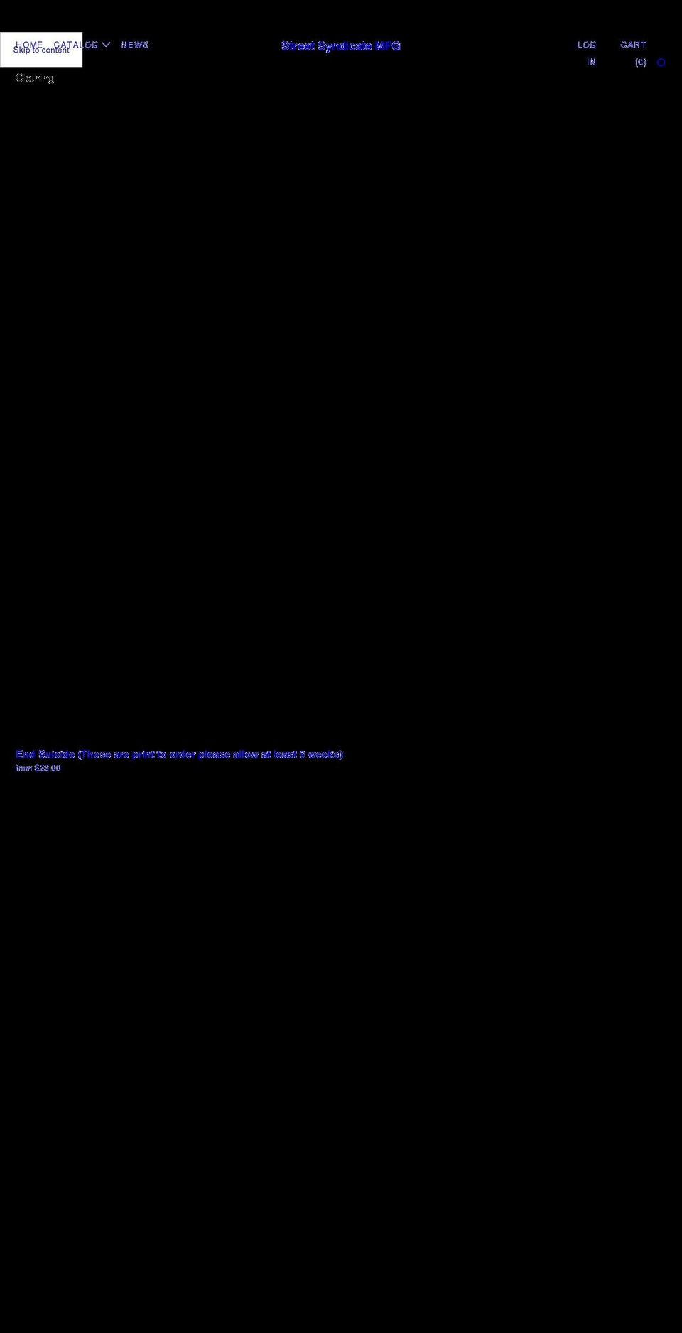 streetsyndicatemfg.com shopify website screenshot