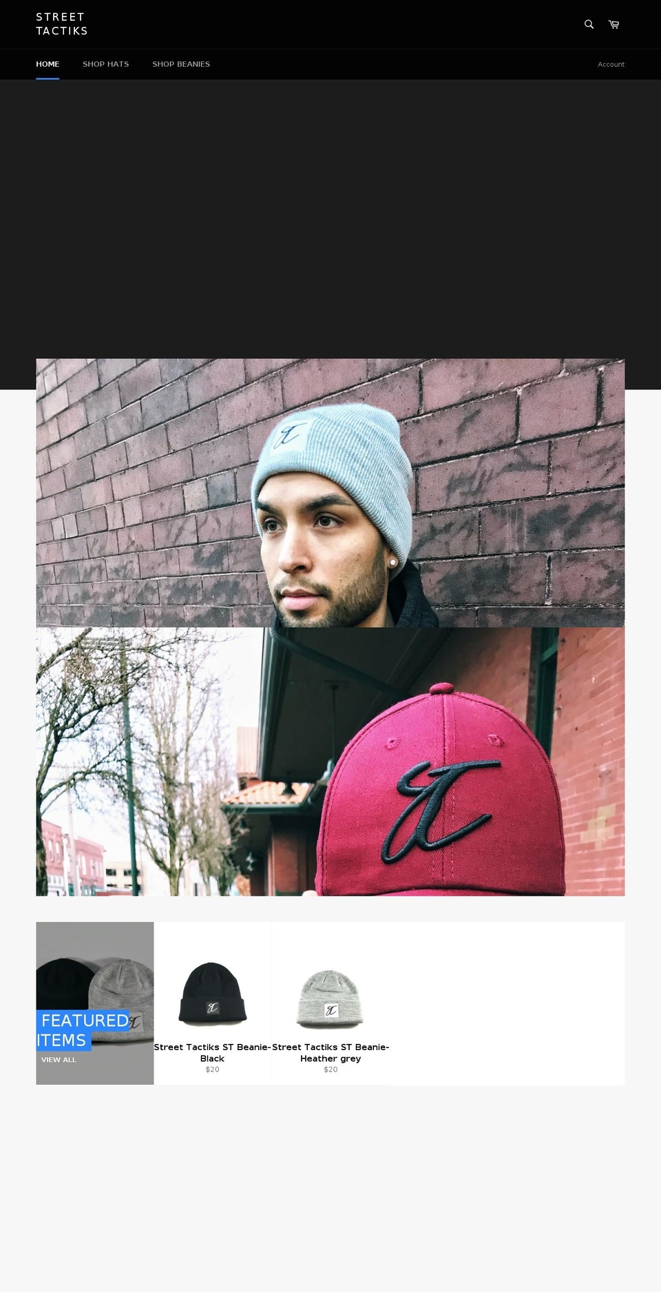 streettactiks.com — Shopify storefront screenshot