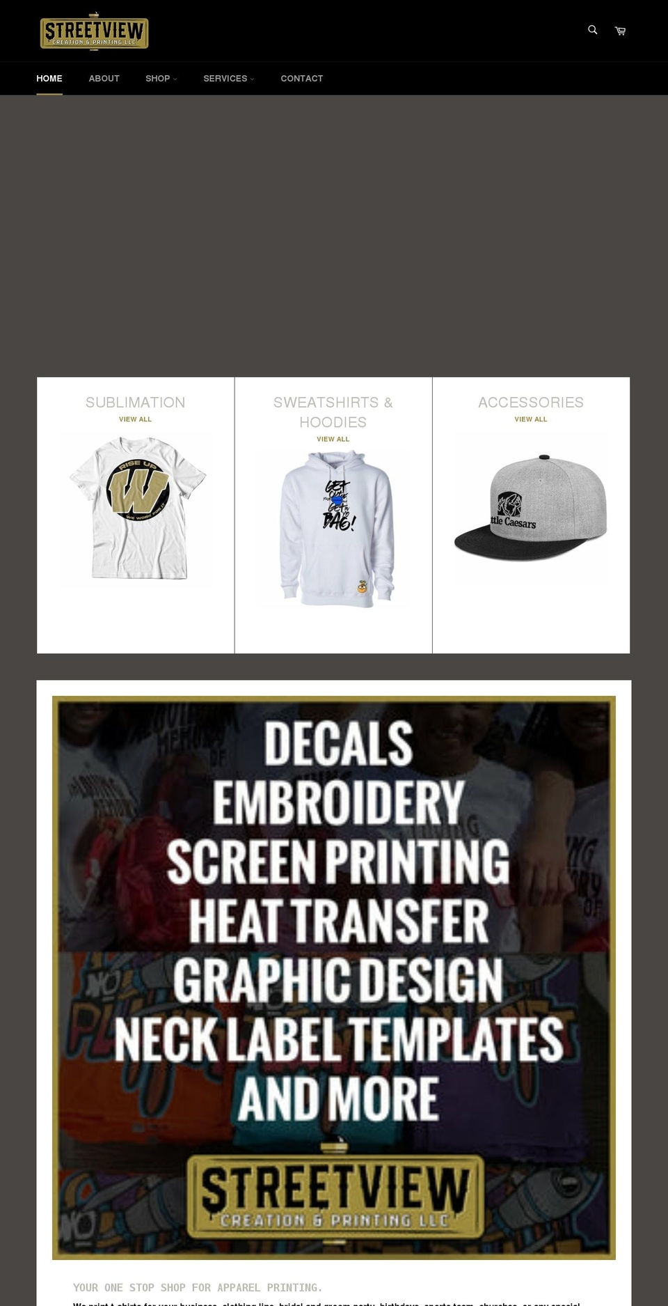 streetviewcreation.com shopify website screenshot