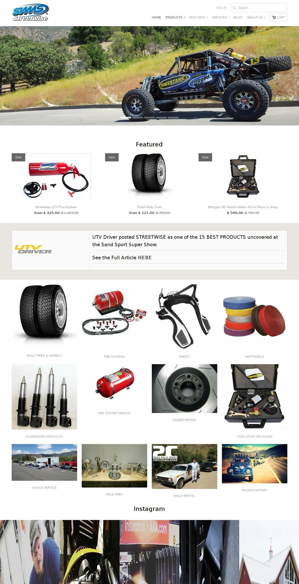 streetwisemotorsports.net shopify website screenshot