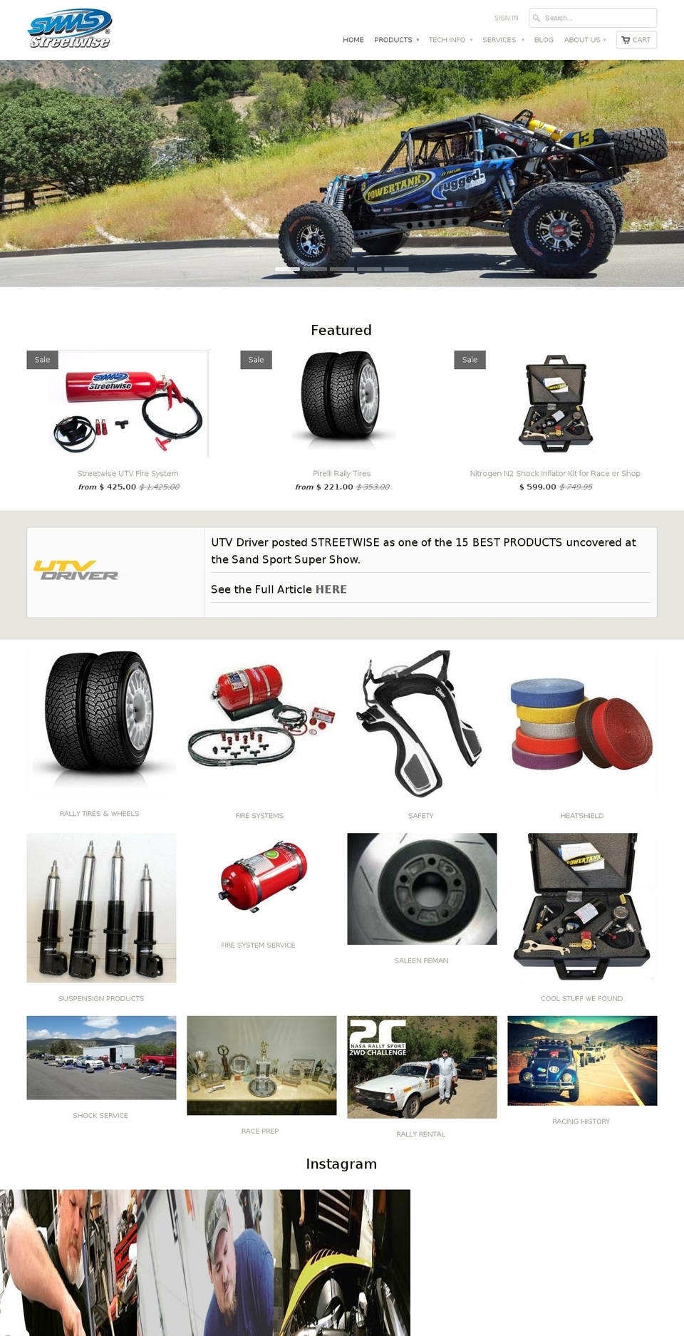 streetwisemotorsports.us shopify website screenshot