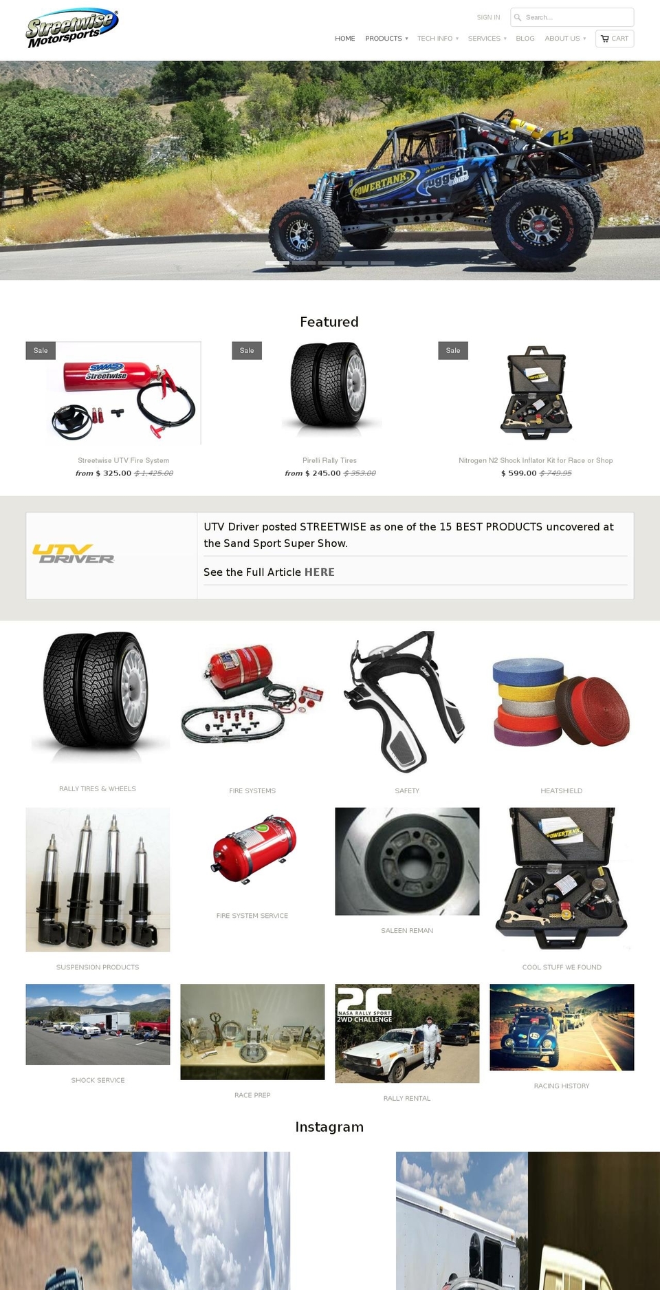 streetwiseperformance.com shopify website screenshot
