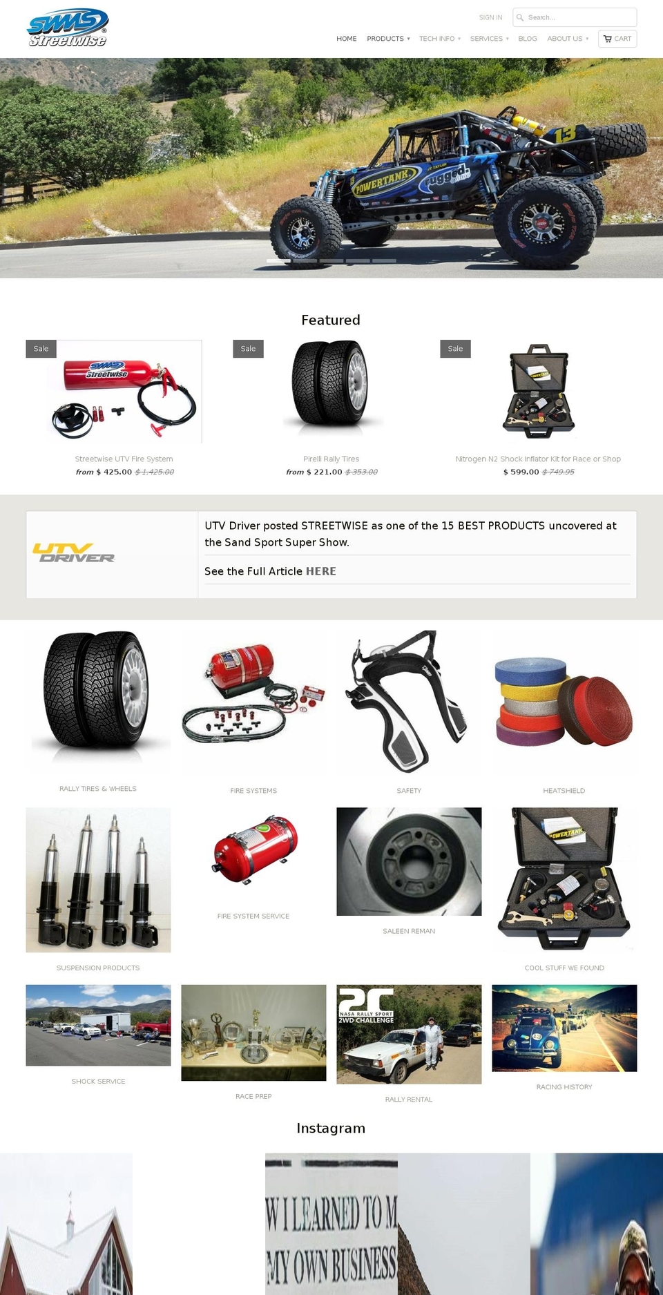 streetwiseracing.net shopify website screenshot