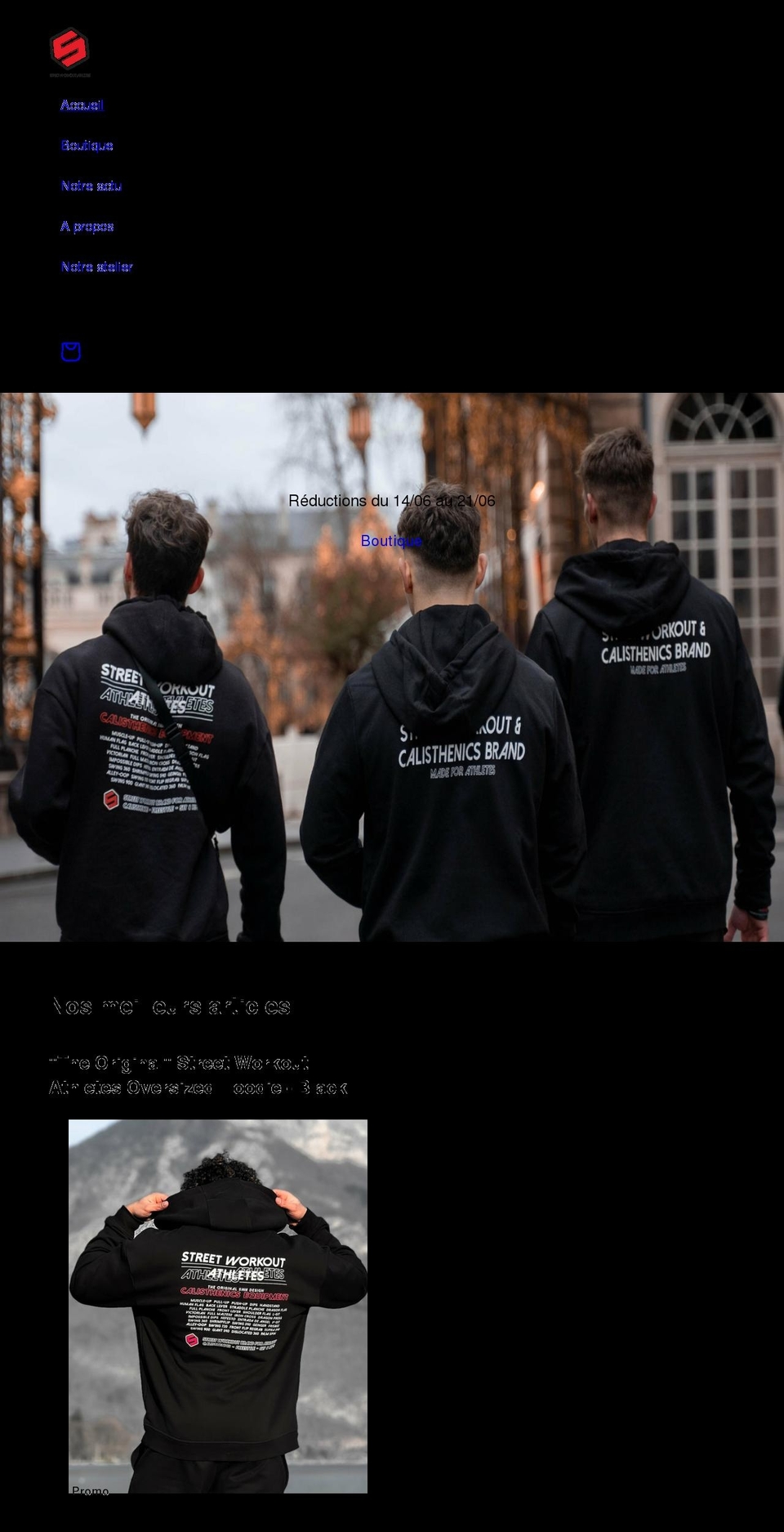streetworkoutathletes.com shopify website screenshot