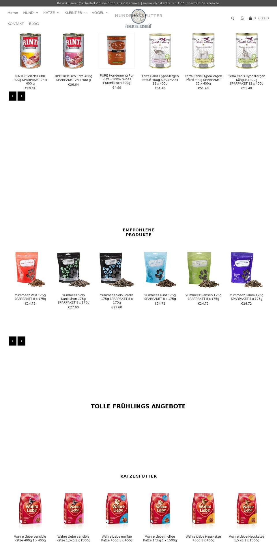 streicheleinheit.net shopify website screenshot