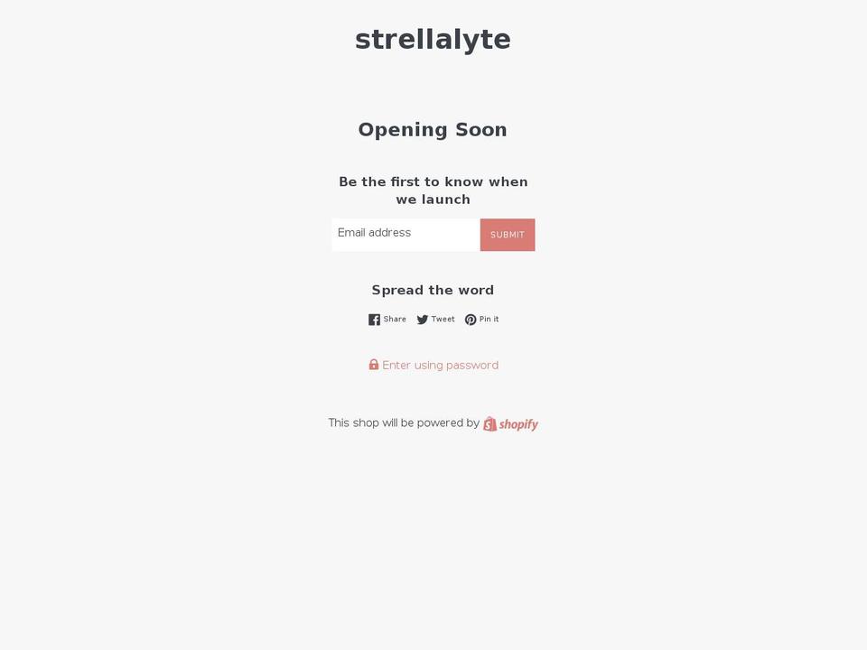 strellalyte.com — Shopify storefront screenshot