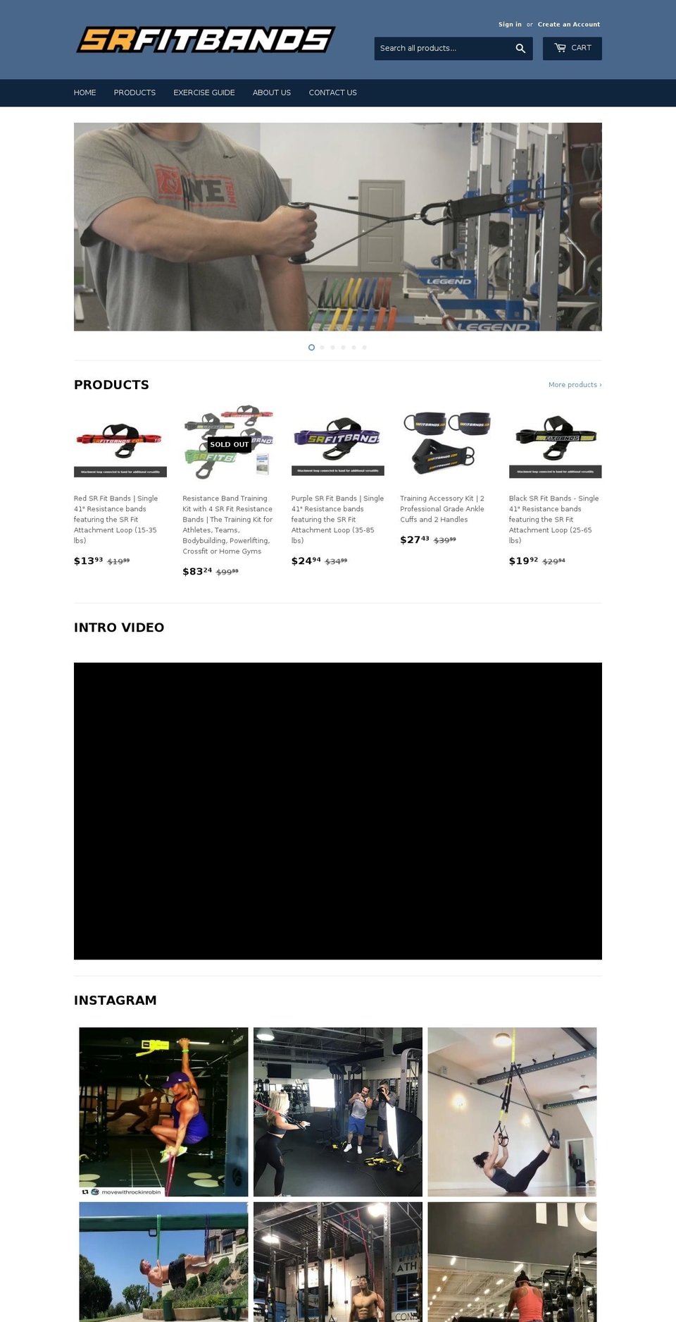 strengthandresistancefitness.com shopify website screenshot