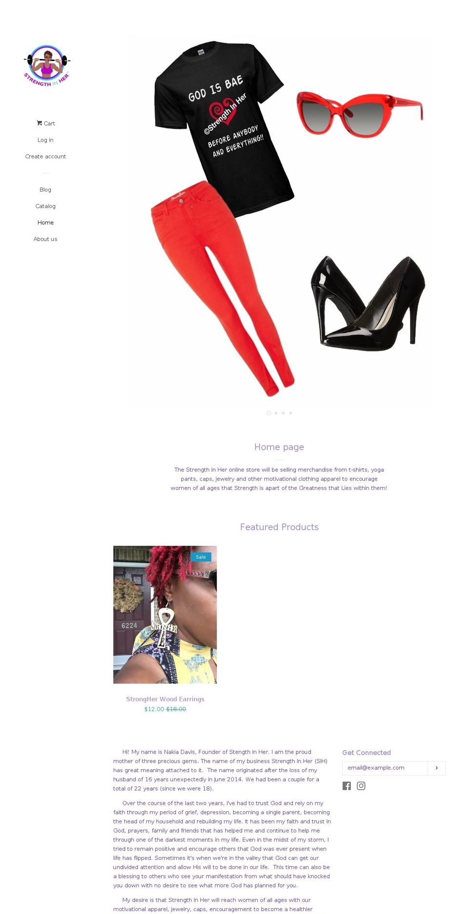 strengthinher.com shopify website screenshot