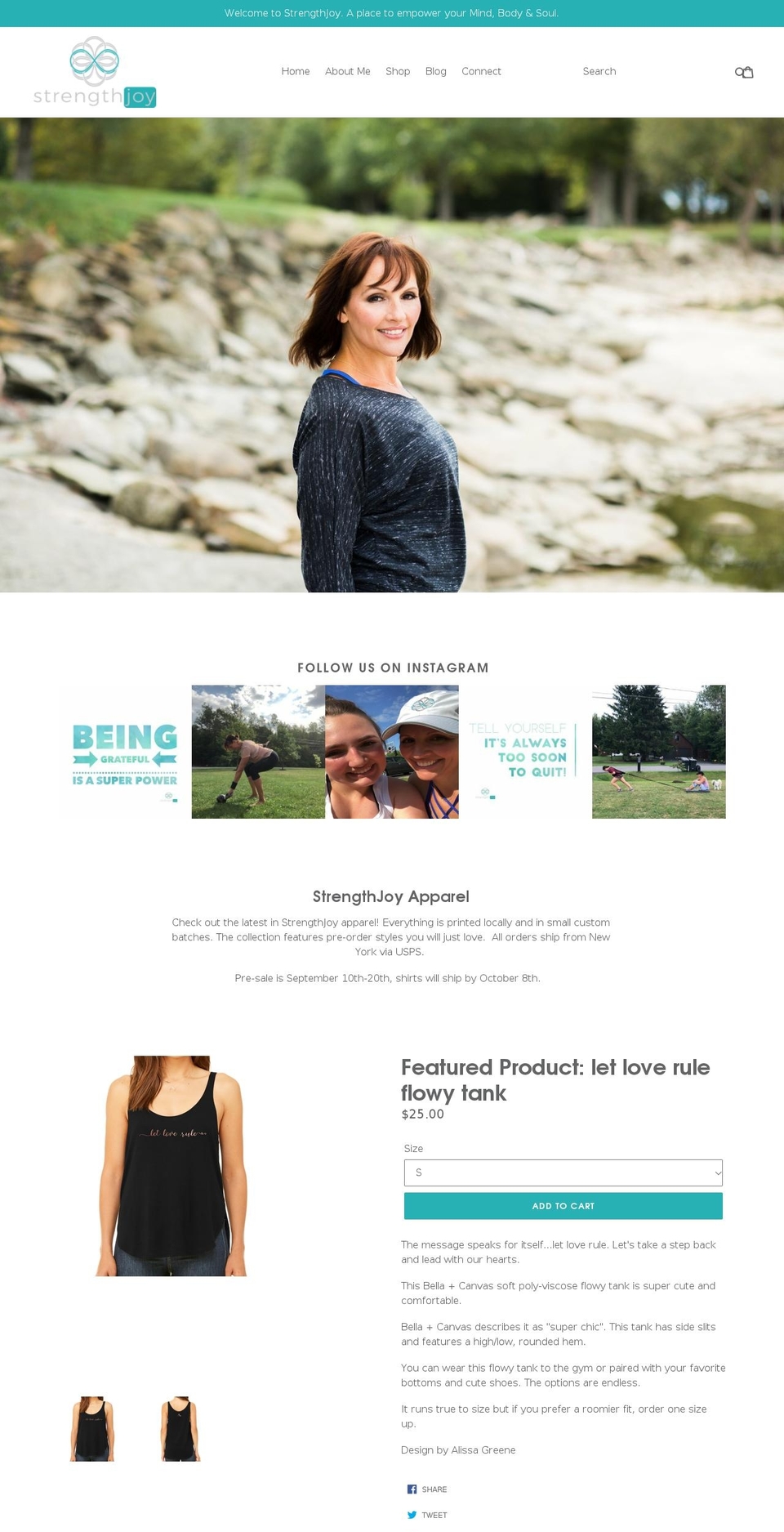 strengthjoy.com — Shopify storefront screenshot