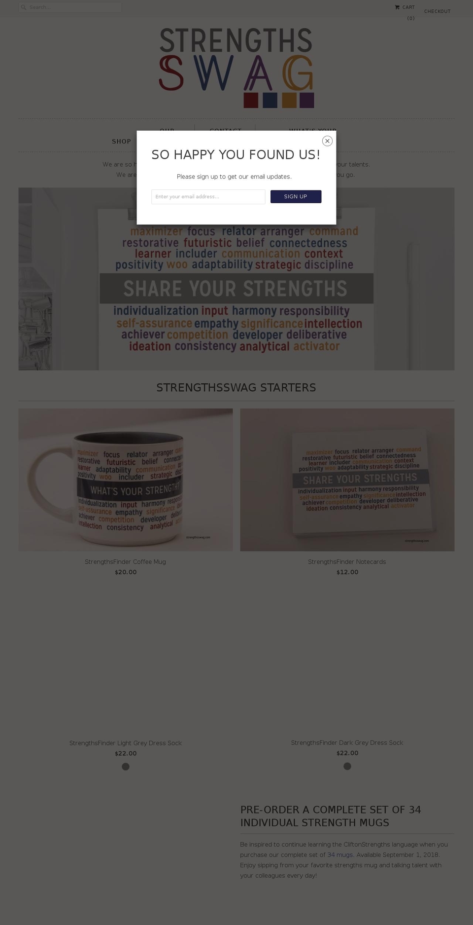 strengthswag.com — Shopify storefront screenshot