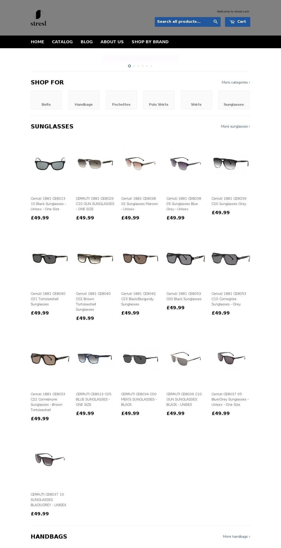 stresl.com shopify website screenshot