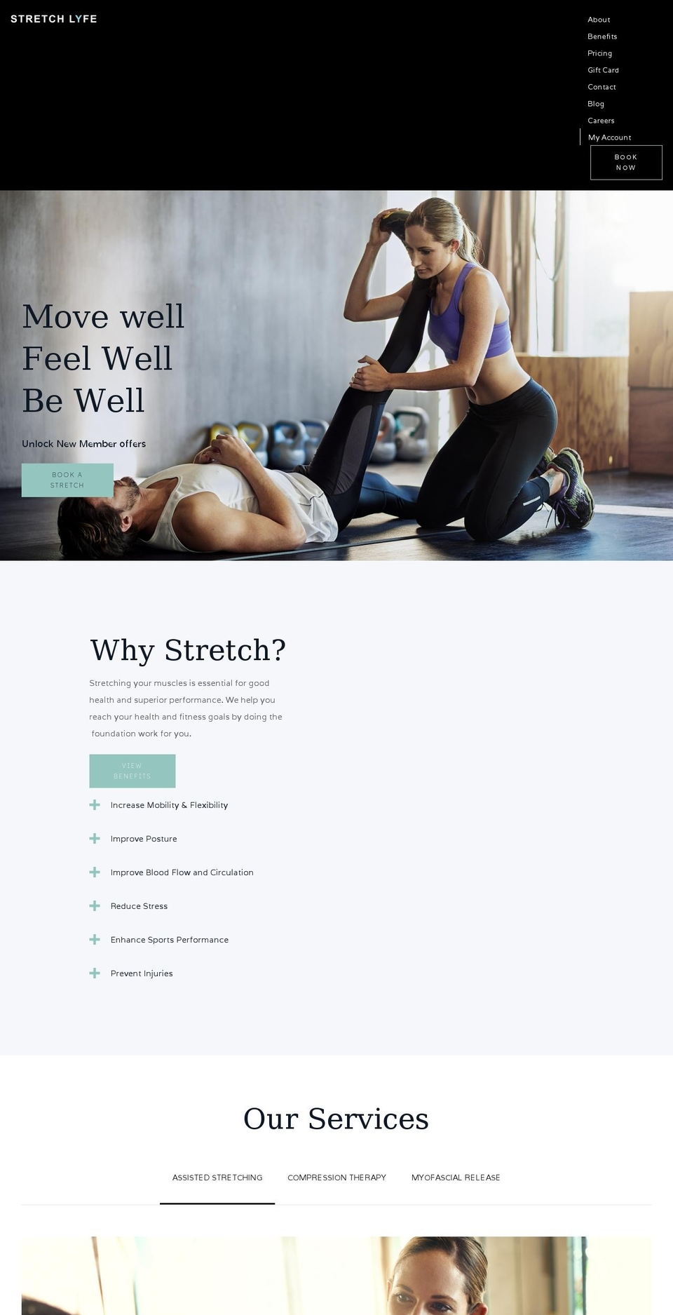 stretchlyfe.com — Shopify storefront screenshot