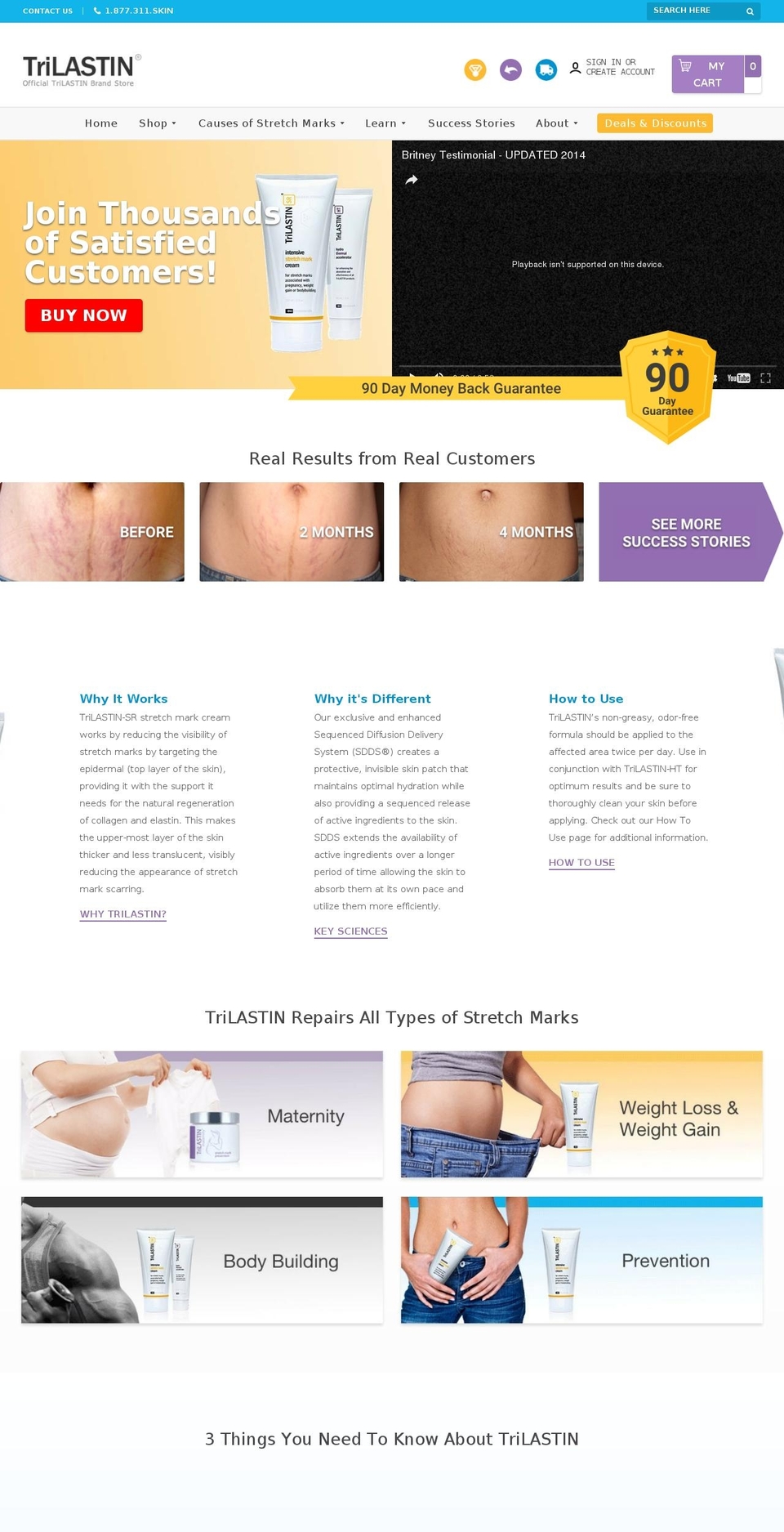 stretchmarks.com shopify website screenshot