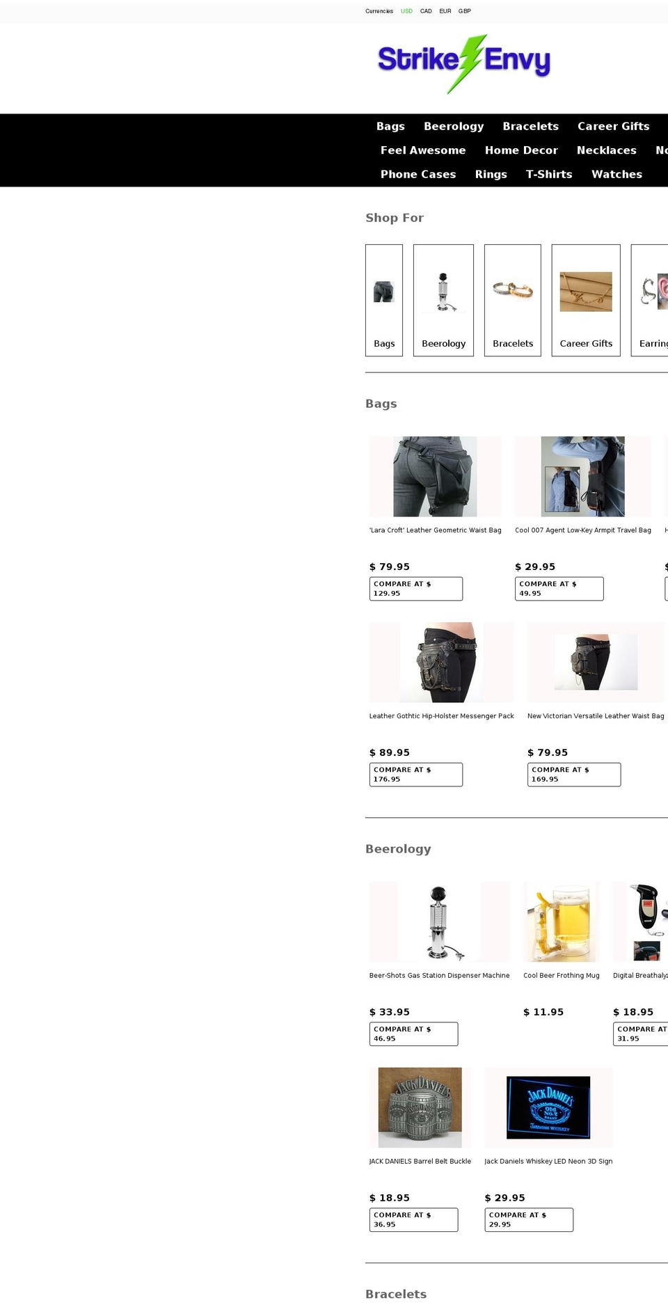 ricky-theme Shopify theme site example strikeenvy.com