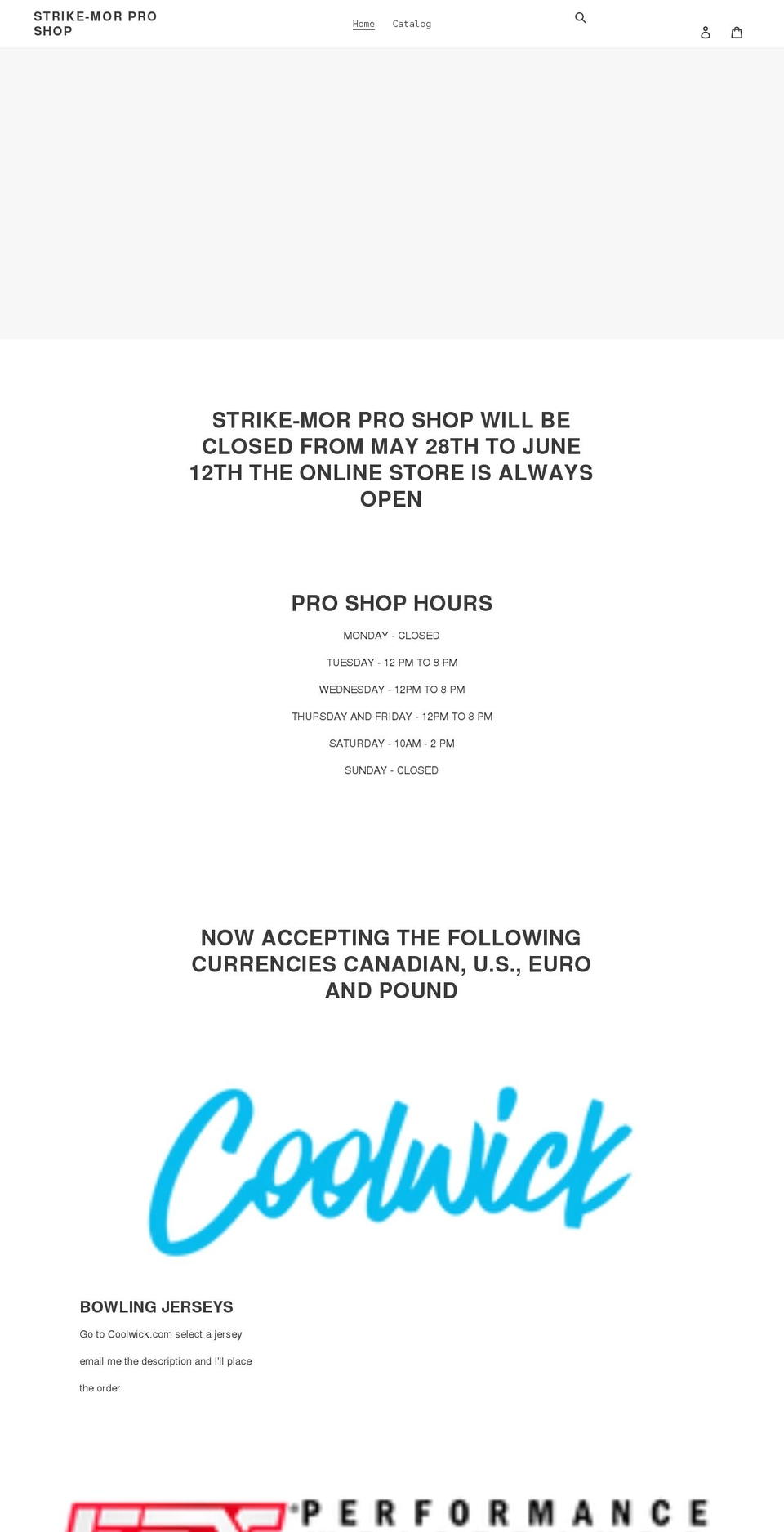 strikemorproshop.com shopify website screenshot