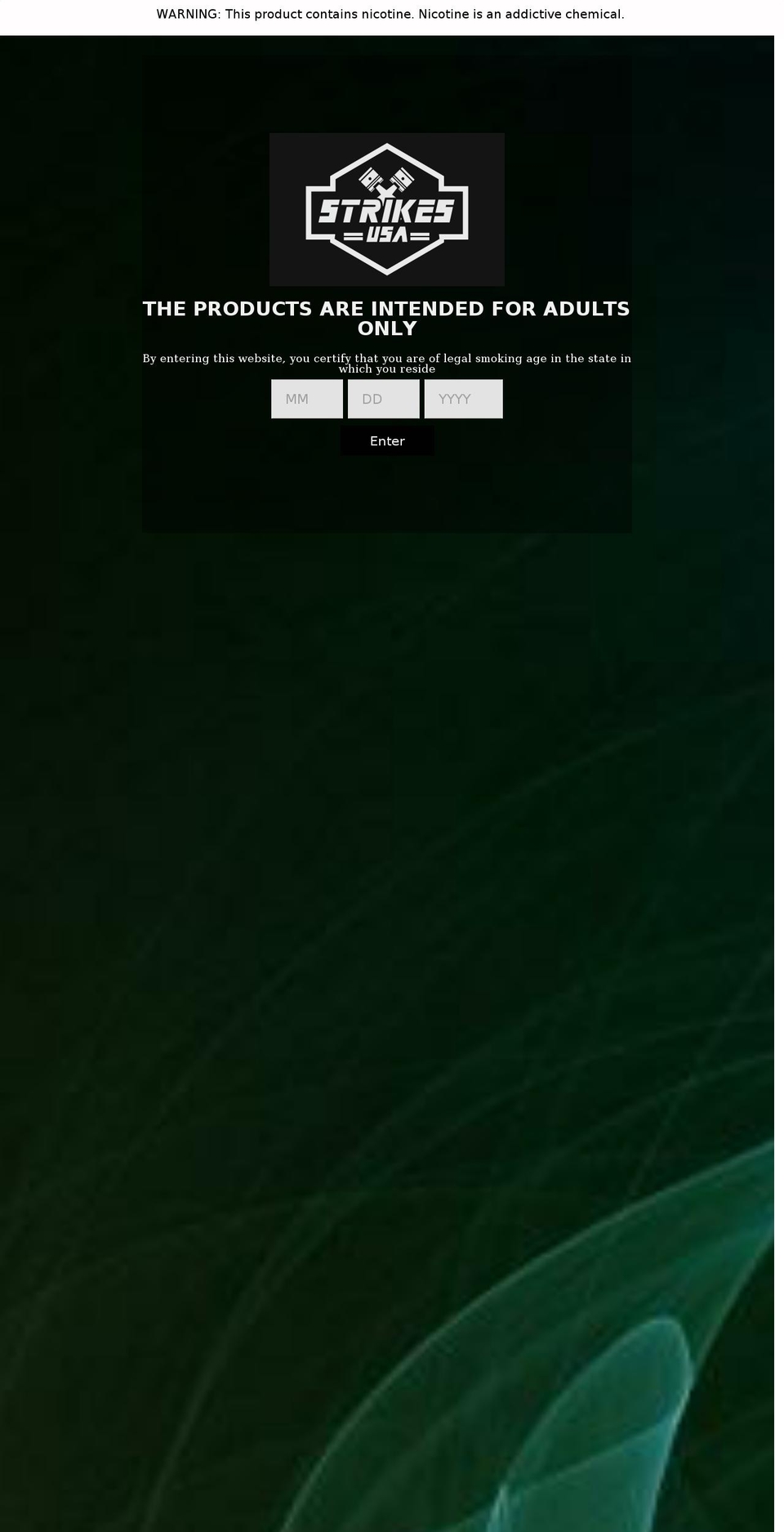 strikesusa.com shopify website screenshot