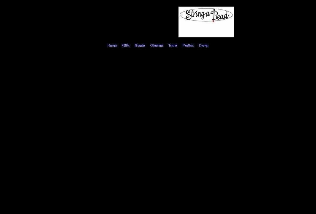 stringabead.net shopify website screenshot