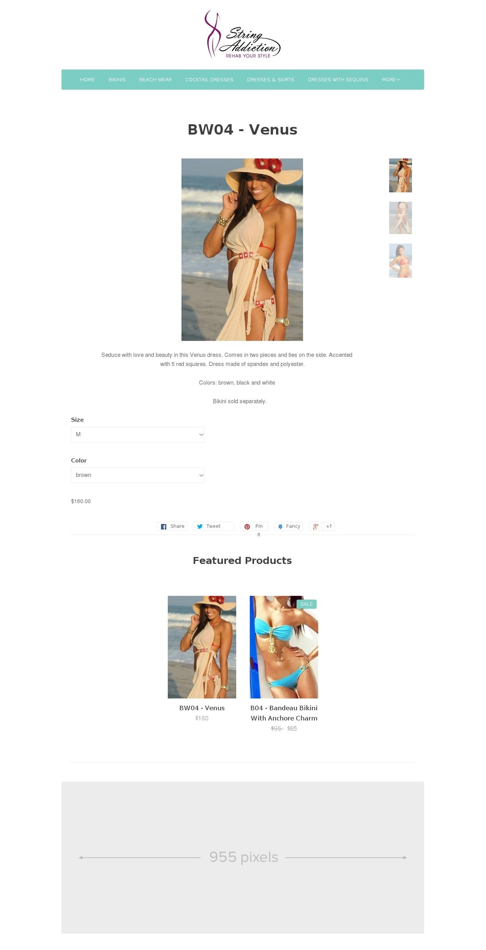 stringaddiction.com shopify website screenshot