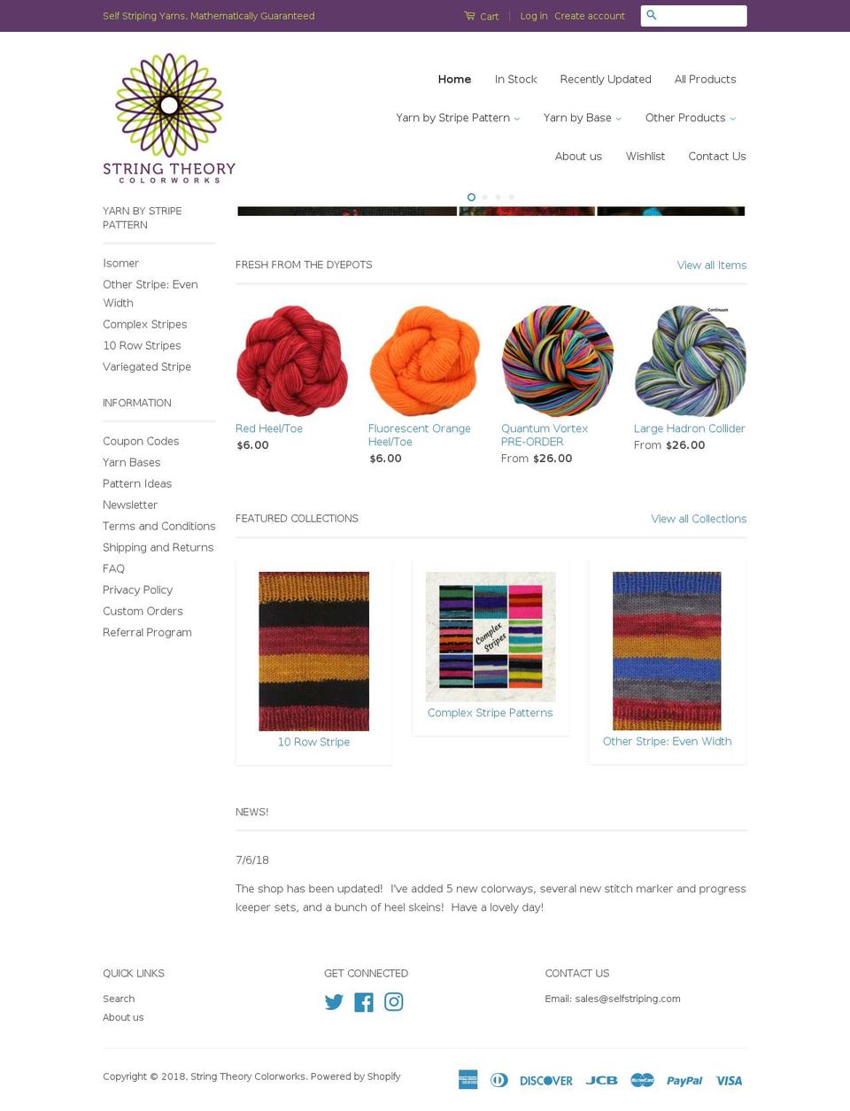 stringtheorycolorworks.com — Shopify storefront screenshot