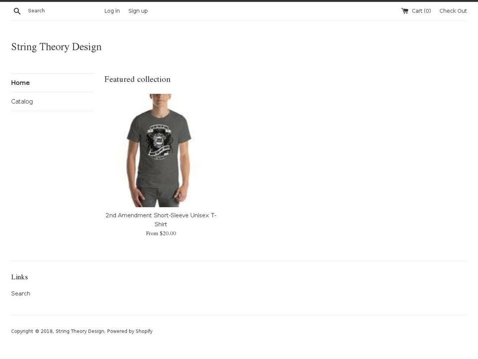 stringtheorydesign.com — Shopify storefront screenshot