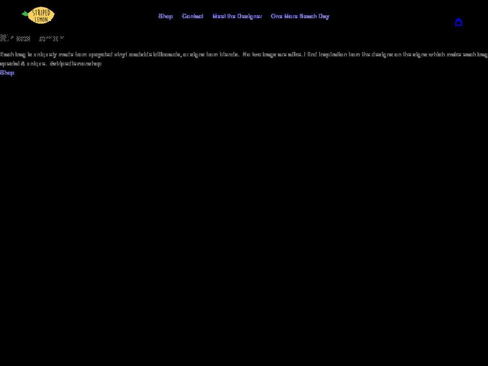 stripedlemon.com shopify website screenshot