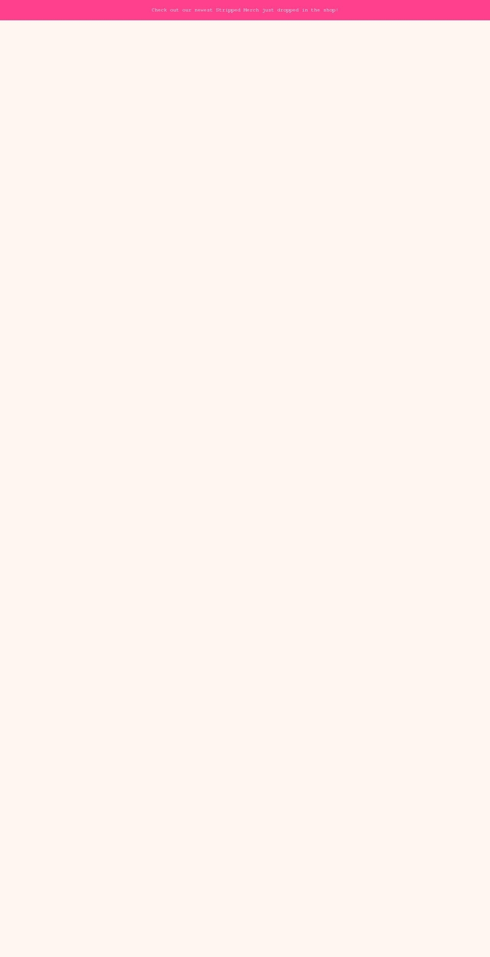 strippedaz.com shopify website screenshot