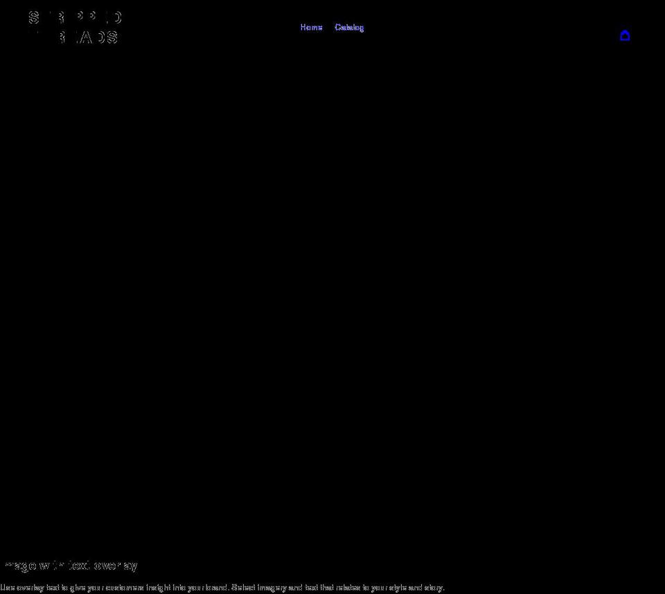 strippedthreads.com shopify website screenshot