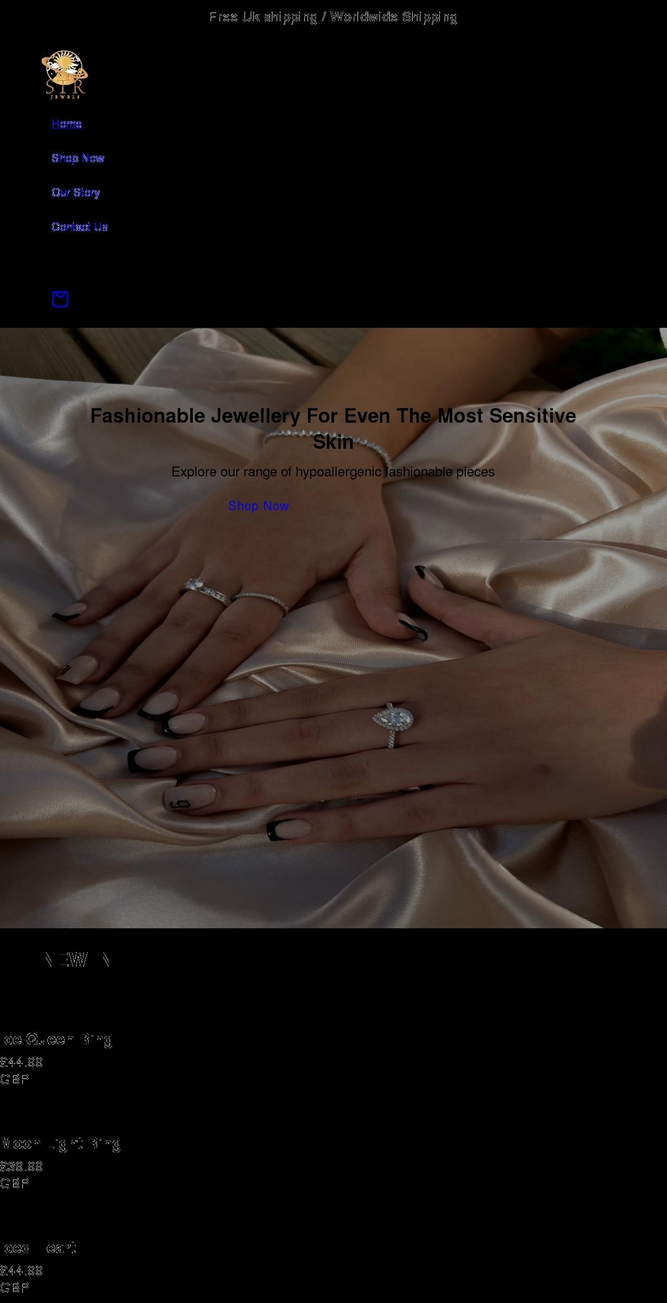 strjewels.com shopify website screenshot