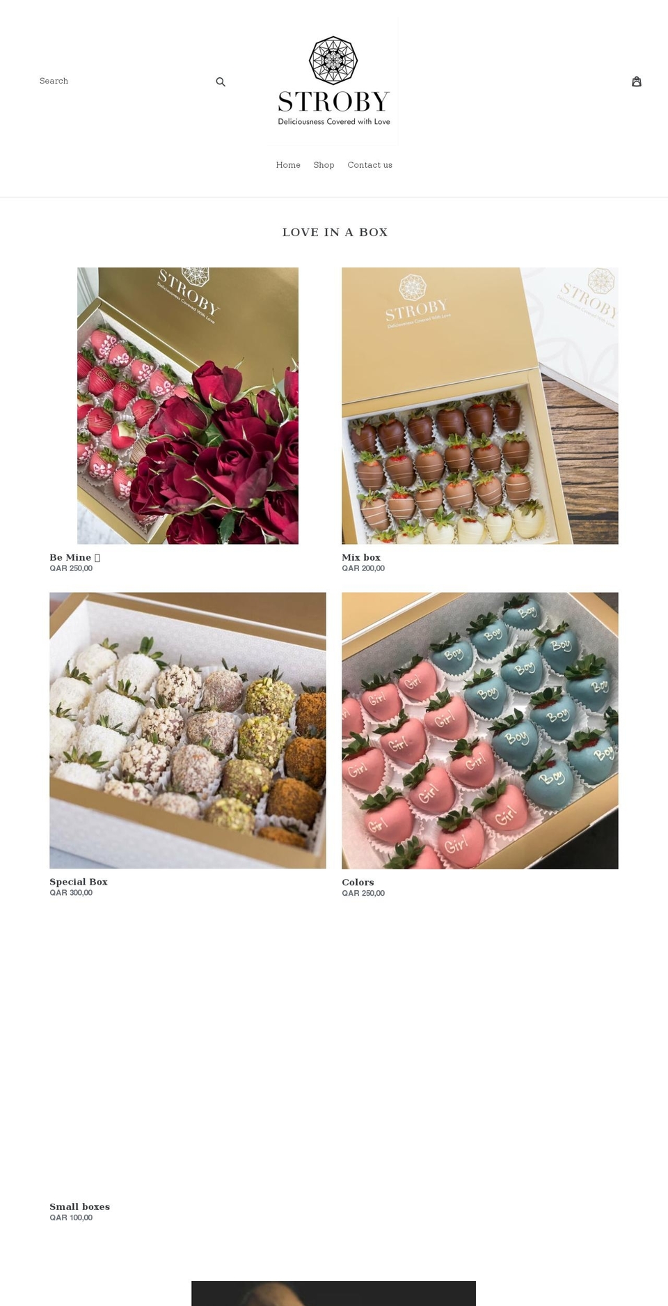 strobyy.com — Shopify storefront screenshot