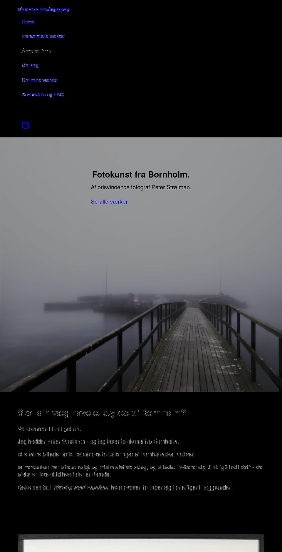 stroiman.photography shopify website screenshot