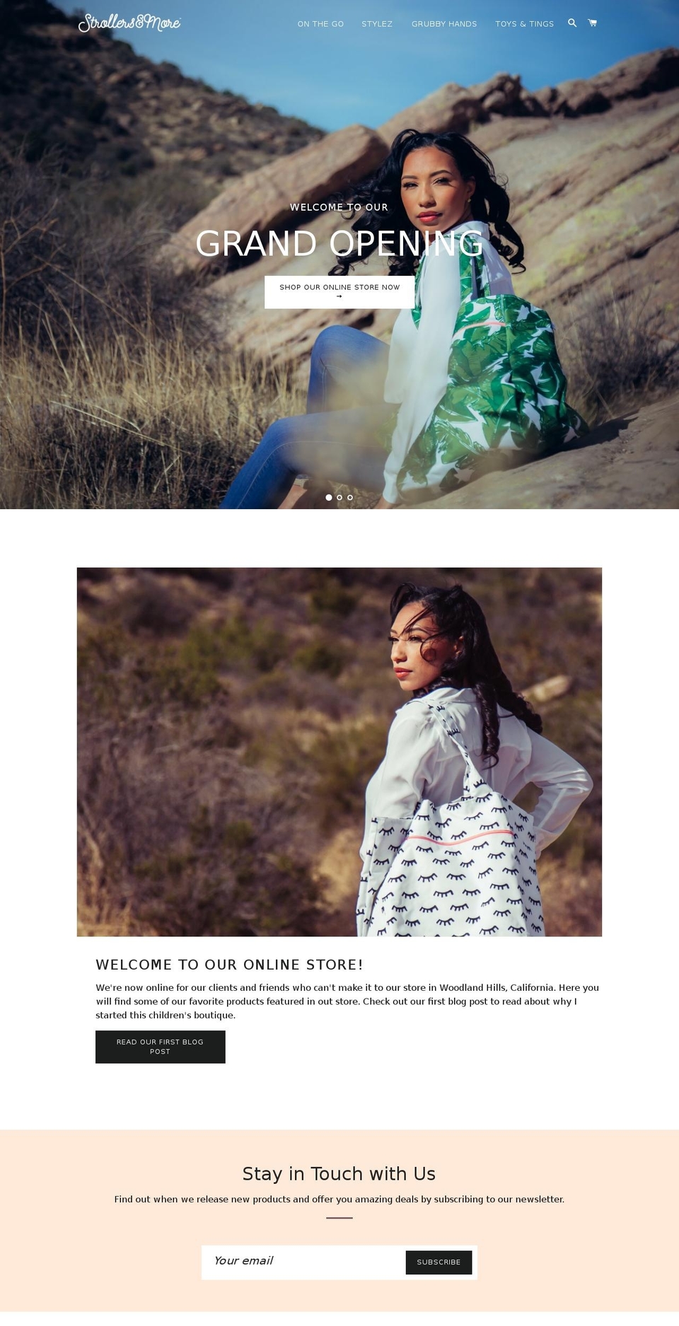 strollersandmore.com — Shopify storefront screenshot