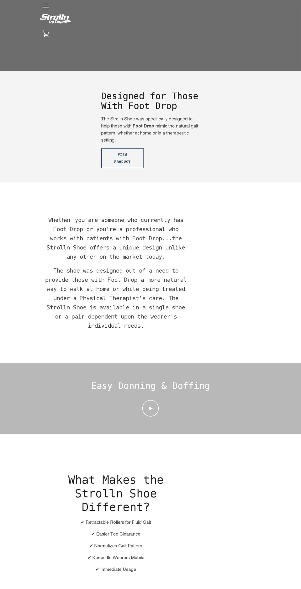 strolln.com shopify website screenshot