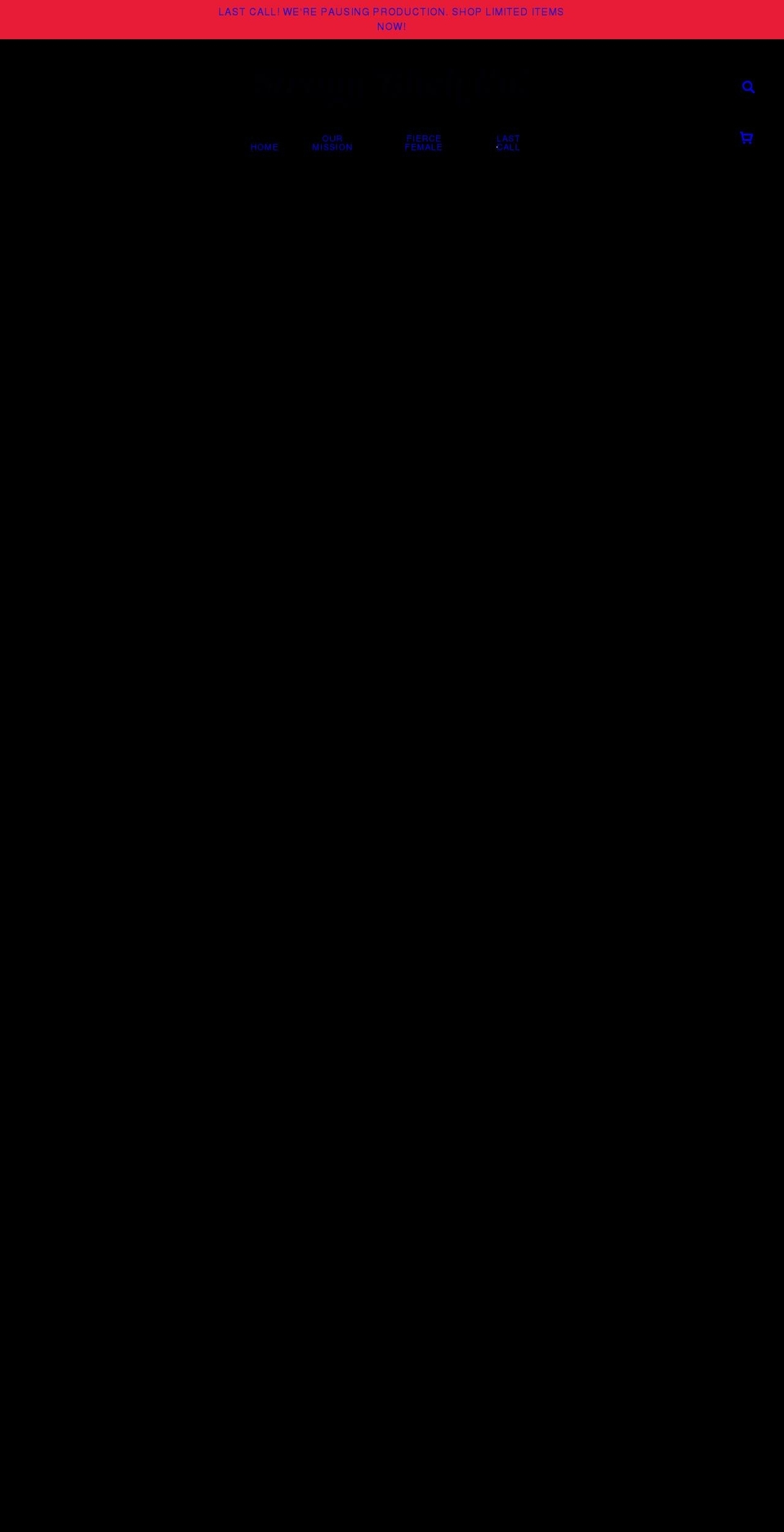 strongbitchco.com shopify website screenshot