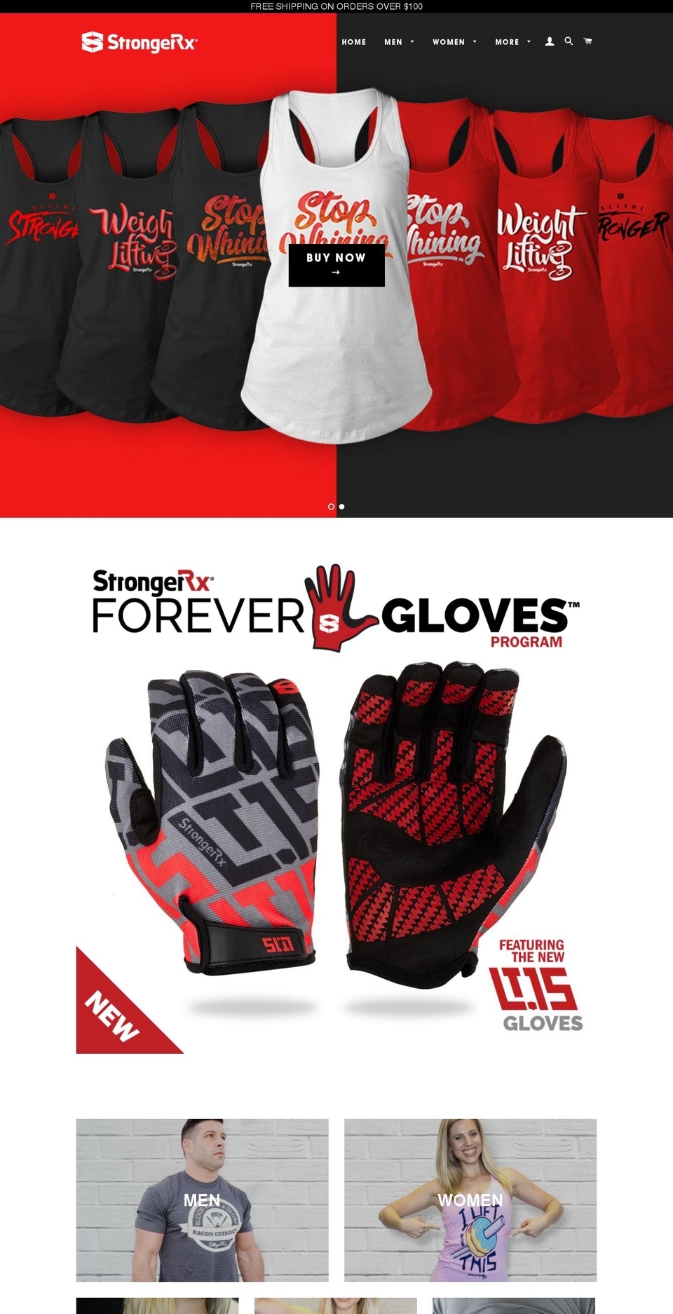 stronger-rx.com shopify website screenshot