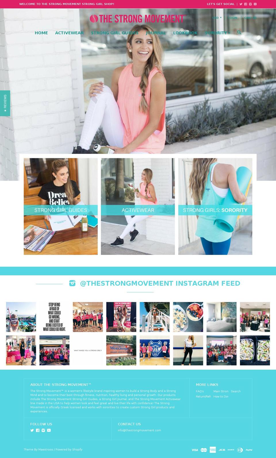stronggirlebooks.com shopify website screenshot