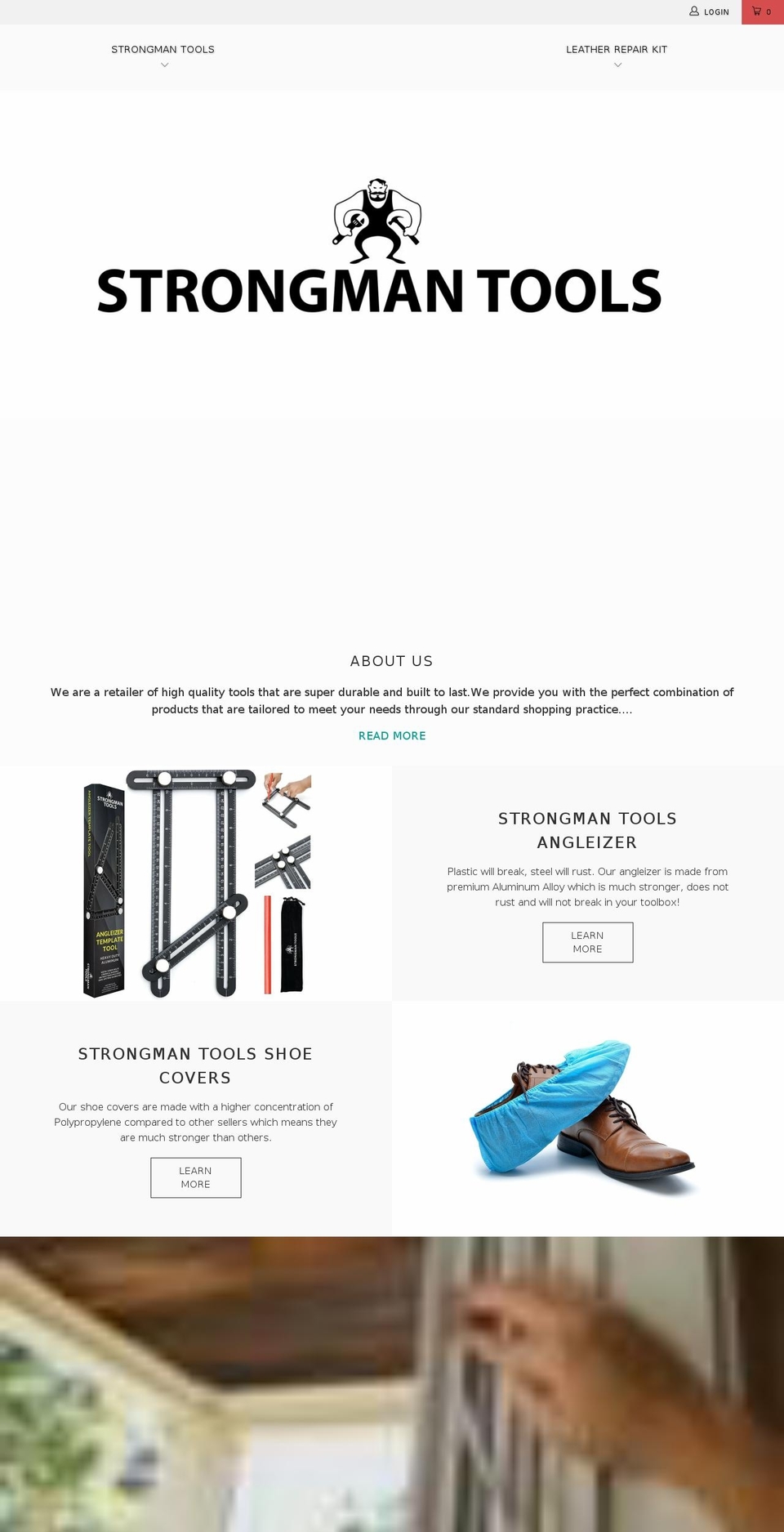 turbo-2018 Shopify theme site example strongman-tools.com