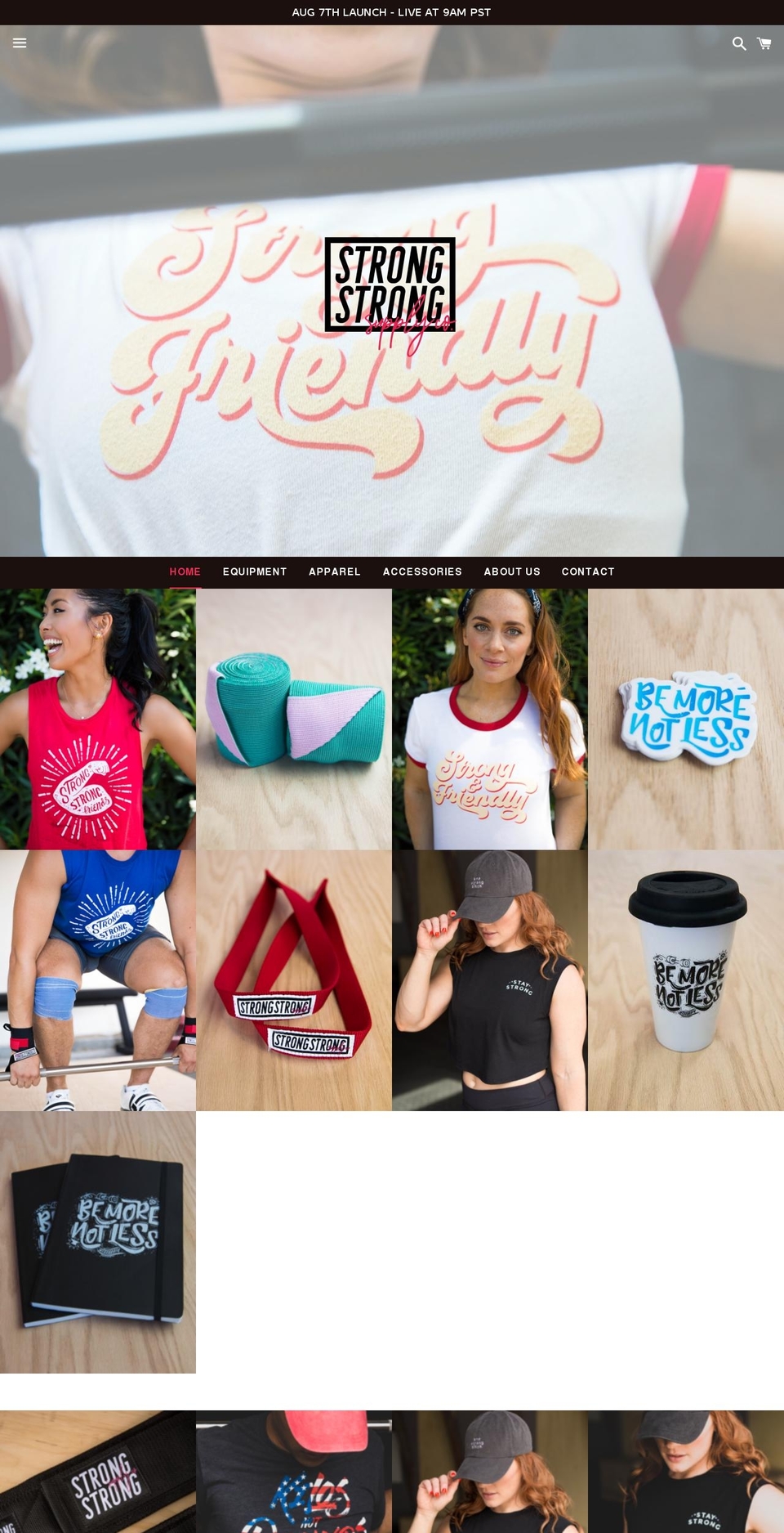 strongstrongsupply.com shopify website screenshot