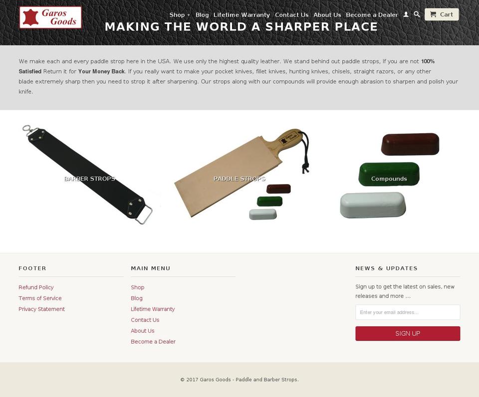stropking.com shopify website screenshot