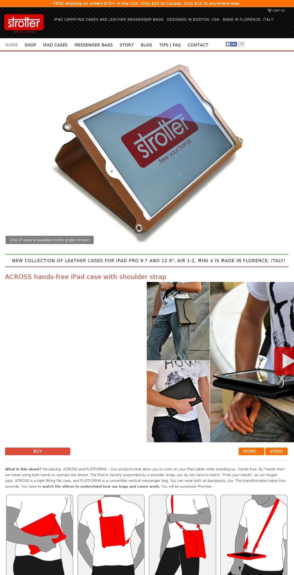 strotter.com shopify website screenshot