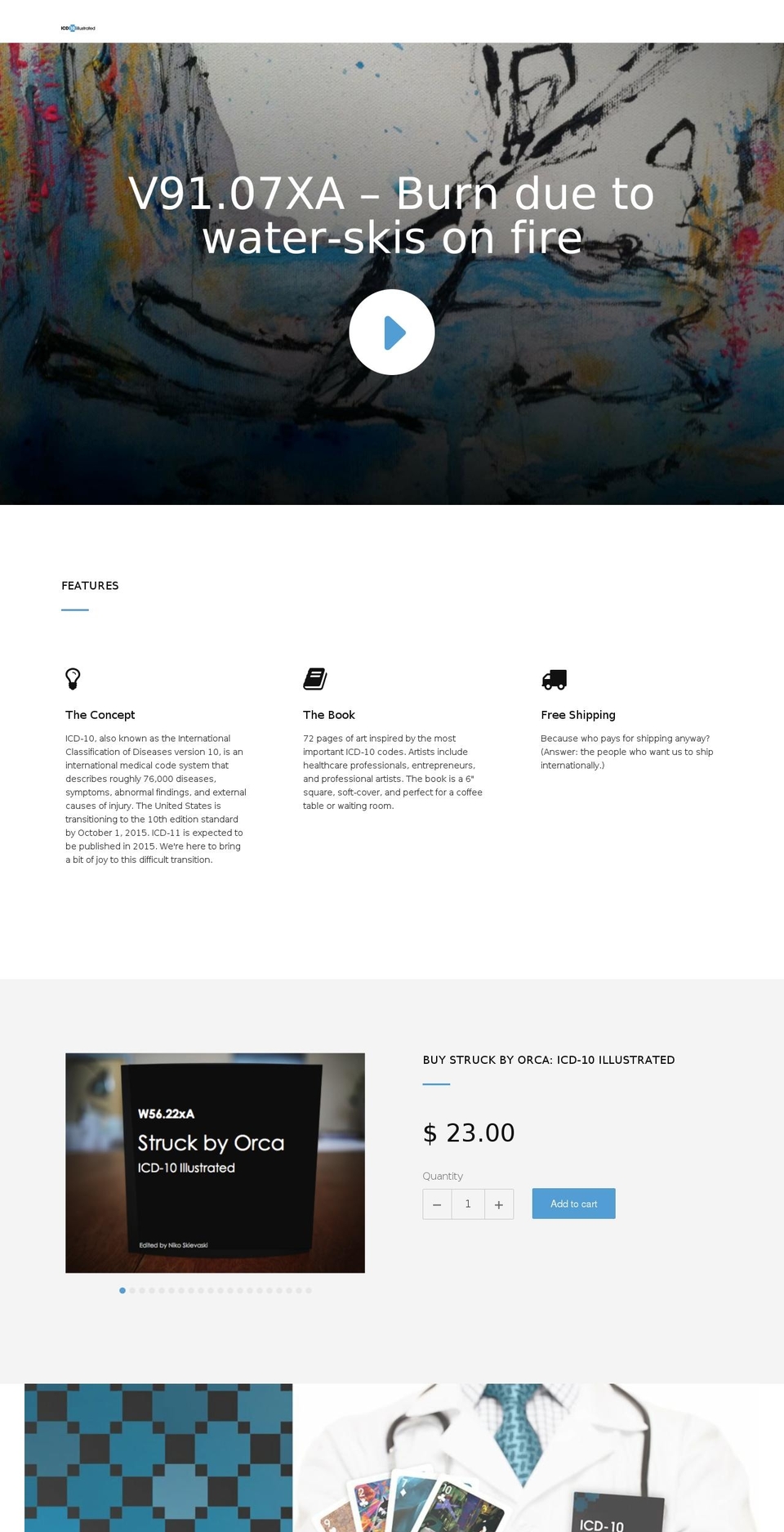 struckbyorca.com shopify website screenshot