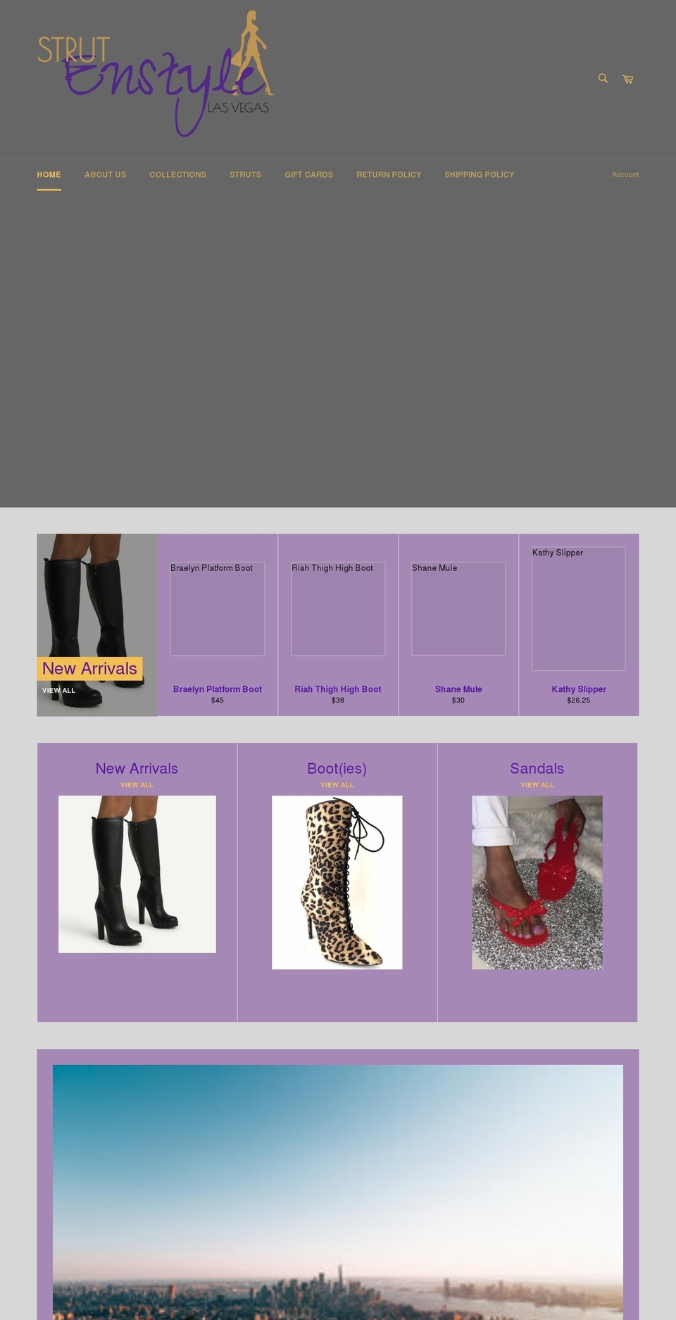 strutenstyle.com shopify website screenshot