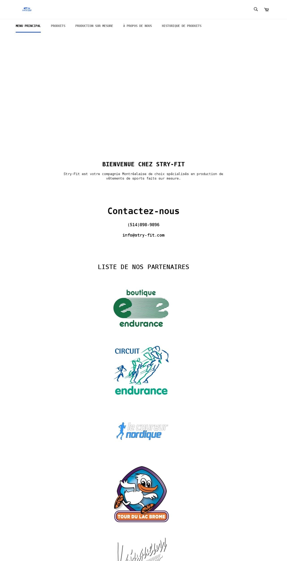 stry-fit.com shopify website screenshot