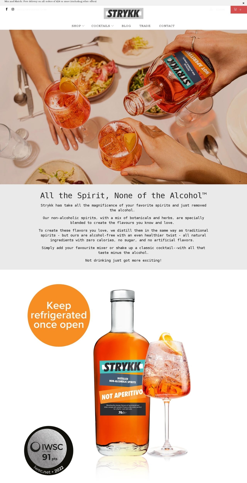 strykk.com shopify website screenshot