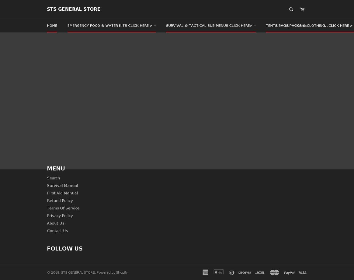 stsgeneralstore.com — Shopify storefront screenshot