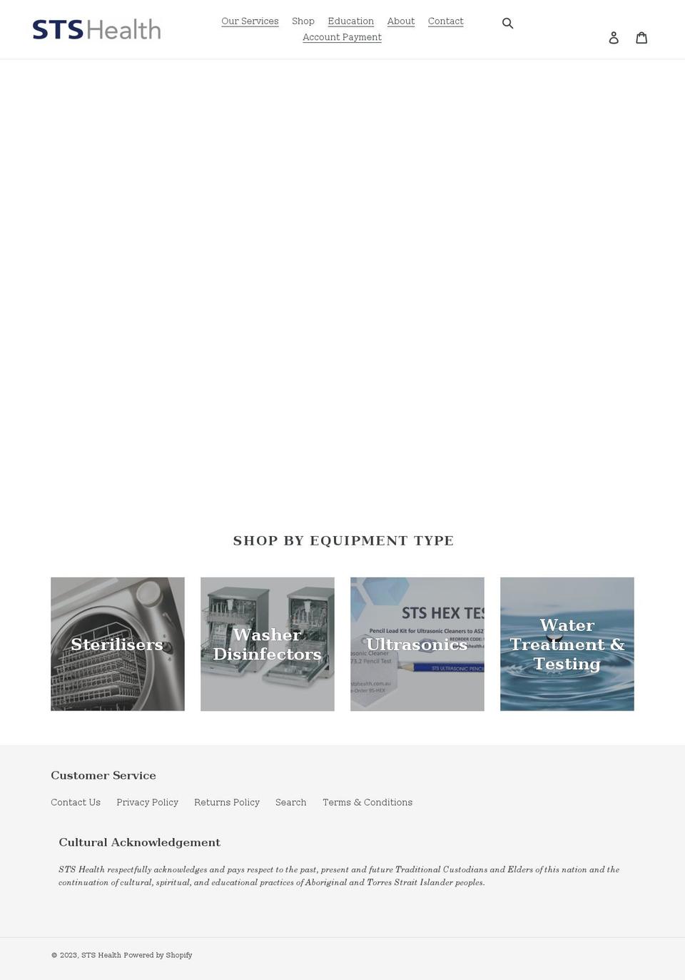stshealth.com.au shopify website screenshot