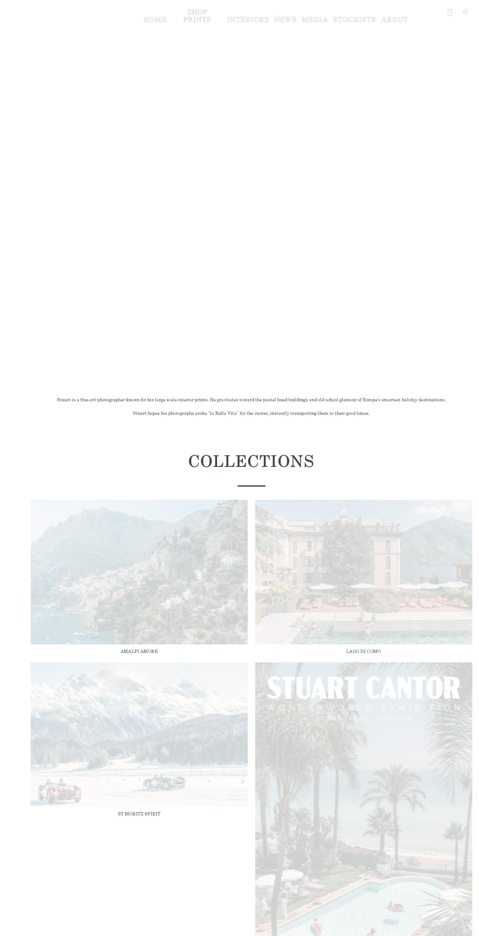 stuartcantorphotography.com shopify website screenshot