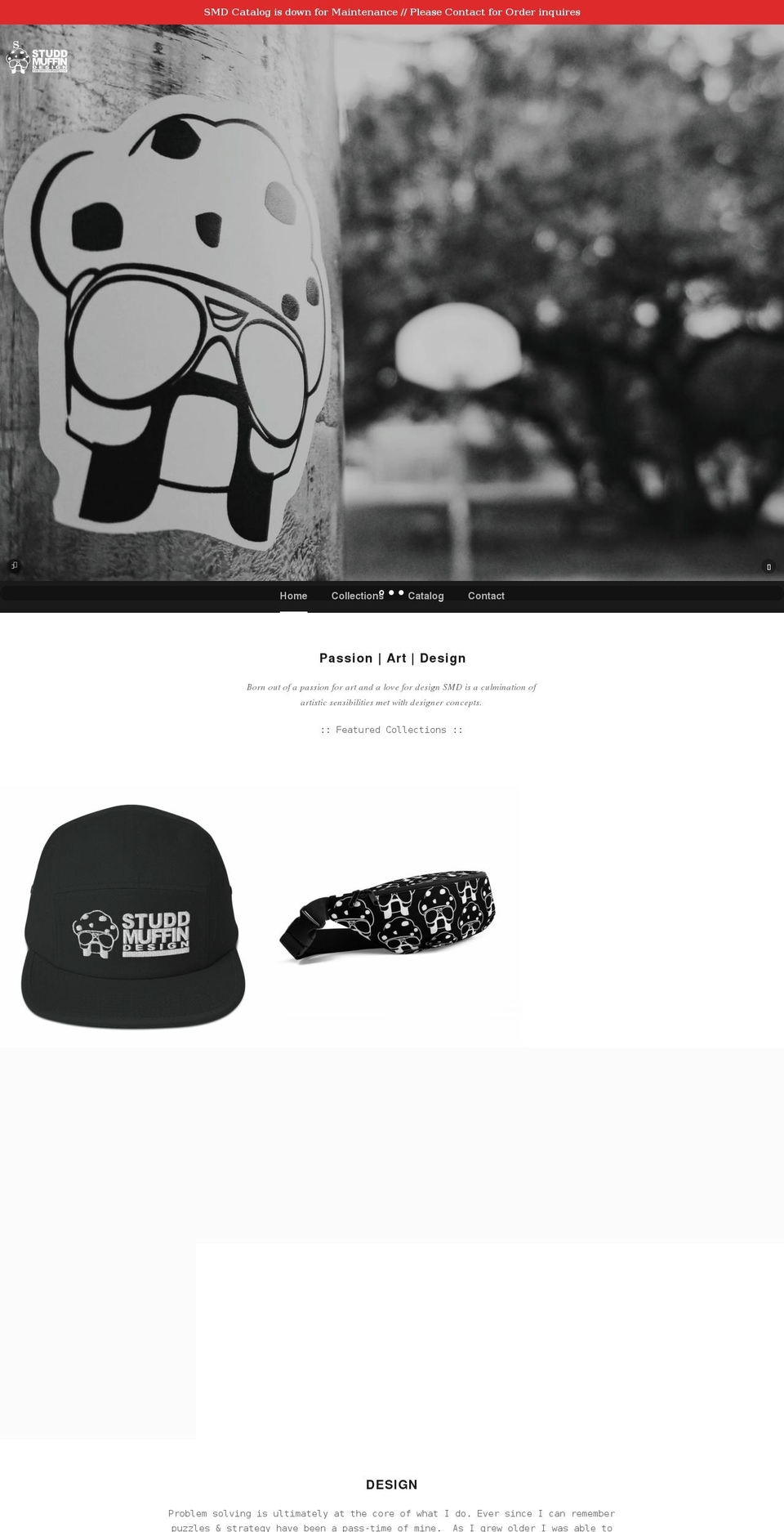 studdmuffindesign.com shopify website screenshot