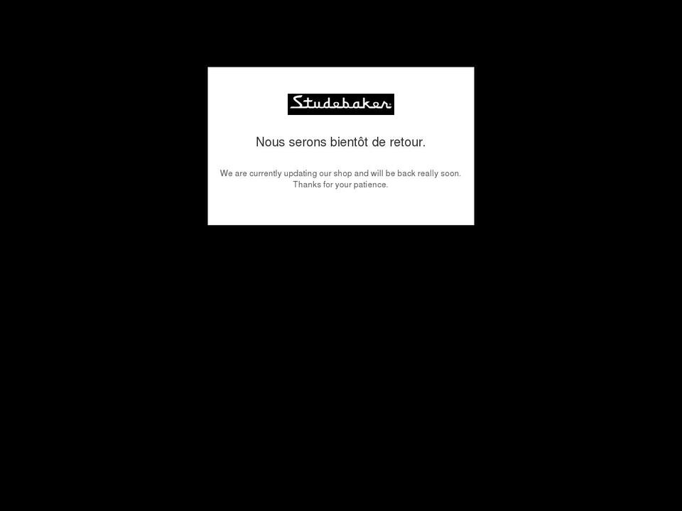 studebaker.shop shopify website screenshot